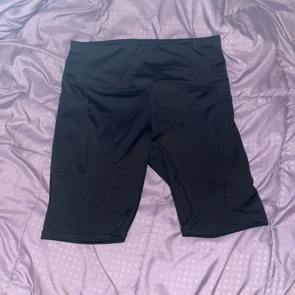 Black biker shorts